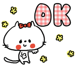 Charlotte of a cat sticker #9932116