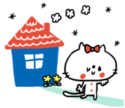 Charlotte of a cat sticker #9932118