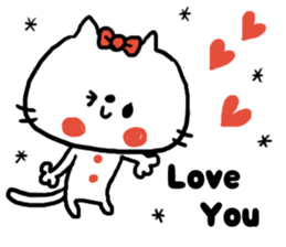 Charlotte of a cat sticker #9932120