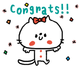 Charlotte of a cat sticker #9932126