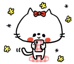 Charlotte of a cat sticker #9932131