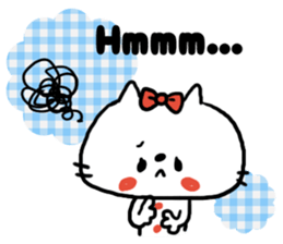 Charlotte of a cat sticker #9932135