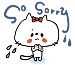 Charlotte of a cat sticker #9932136