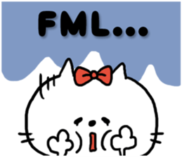 Charlotte of a cat sticker #9932137