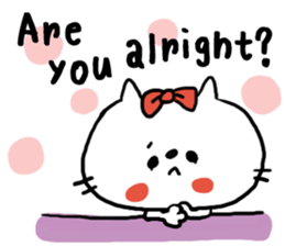 Charlotte of a cat sticker #9932139