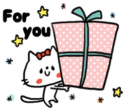 Charlotte of a cat sticker #9932146