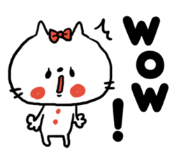 Charlotte of a cat sticker #9932147