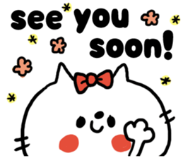 Charlotte of a cat sticker #9932151