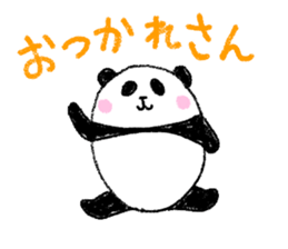 panda in kansai sticker #9932475