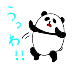 panda in kansai sticker #9932507