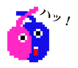 dot mascot of CHIKUWA sticker #9932644