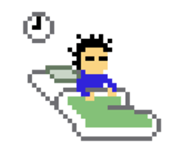 dot mascot of CHIKUWA sticker #9932647