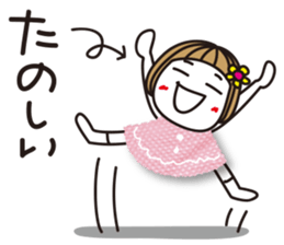 Bangs short girl vol.14 sticker #9932674