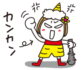 Bangs short girl vol.14 sticker #9932695