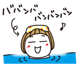 Bangs short girl vol.14 sticker #9932699