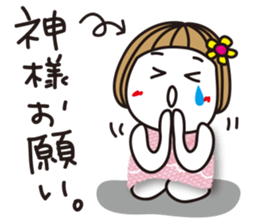 Bangs short girl vol.14 sticker #9932700