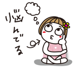 Bangs short girl vol.14 sticker #9932702