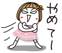 Bangs short girl vol.14 sticker #9932709