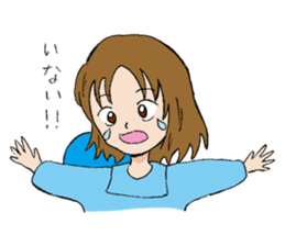A girl who loves this penguin. sticker #9932843
