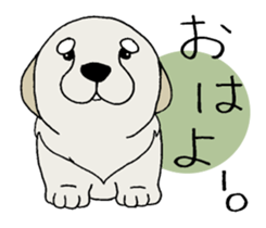 Golden Retriever baby. sticker #9933112