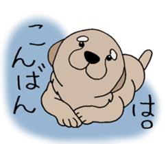 Golden Retriever baby. sticker #9933113