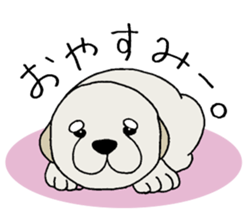 Golden Retriever baby. sticker #9933114