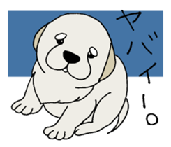 Golden Retriever baby. sticker #9933126