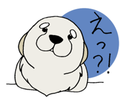 Golden Retriever baby. sticker #9933146