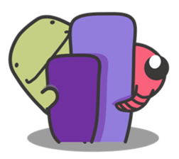 Cute extinct animals sticker #9933193