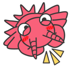 Cute extinct animals sticker #9933200