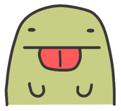 Cute extinct animals sticker #9933208