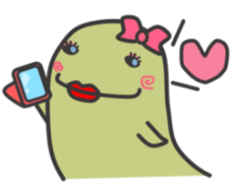 Cute extinct animals sticker #9933211