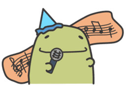 Cute extinct animals sticker #9933214