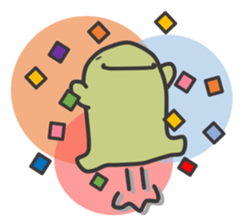 Cute extinct animals sticker #9933216