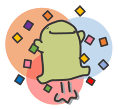 Cute extinct animals sticker #9933216