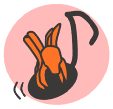 Cute extinct animals sticker #9933224