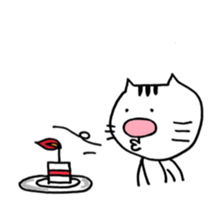 "choco" of the cat sticker #9933460