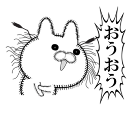 Rabbit of Disheveled Hair 2 sticker #9933533