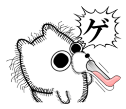 Rabbit of Disheveled Hair 2 sticker #9933538