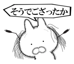 Rabbit of Disheveled Hair 2 sticker #9933546