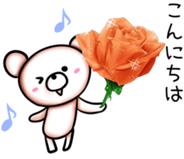 rose bear sticker #9933993