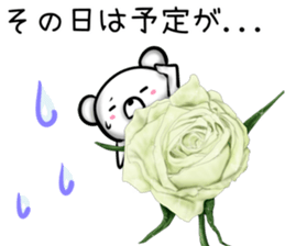 rose bear sticker #9934020