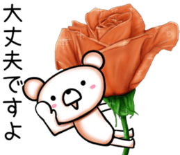 rose bear sticker #9934022