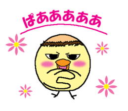 Bald bird three brothers sticker #9934304