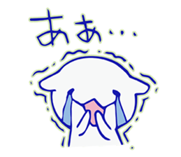 Kawaii White kitten sticker #9934490