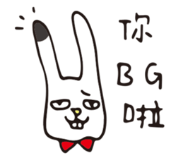 DOT rabbit  HAPPY NEW YEARS sticker #9934642
