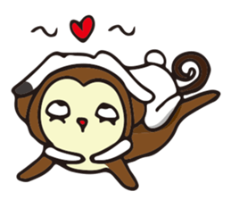 DOT rabbit  HAPPY NEW YEARS sticker #9934647