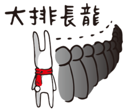 DOT rabbit  HAPPY NEW YEARS sticker #9934651