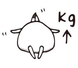 DOT rabbit  HAPPY NEW YEARS sticker #9934653