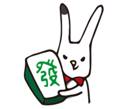 DOT rabbit  HAPPY NEW YEARS sticker #9934659